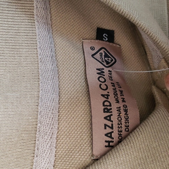 Hazard 4 Loaded ID Centric Modular Patch Polo Shirt In Desert Tan Size S - Picture 4 of 7